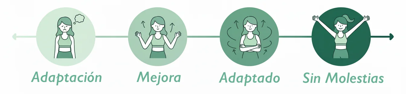 Línea de tiempo: qué esperar al tomar DIVI-HER semana a semana