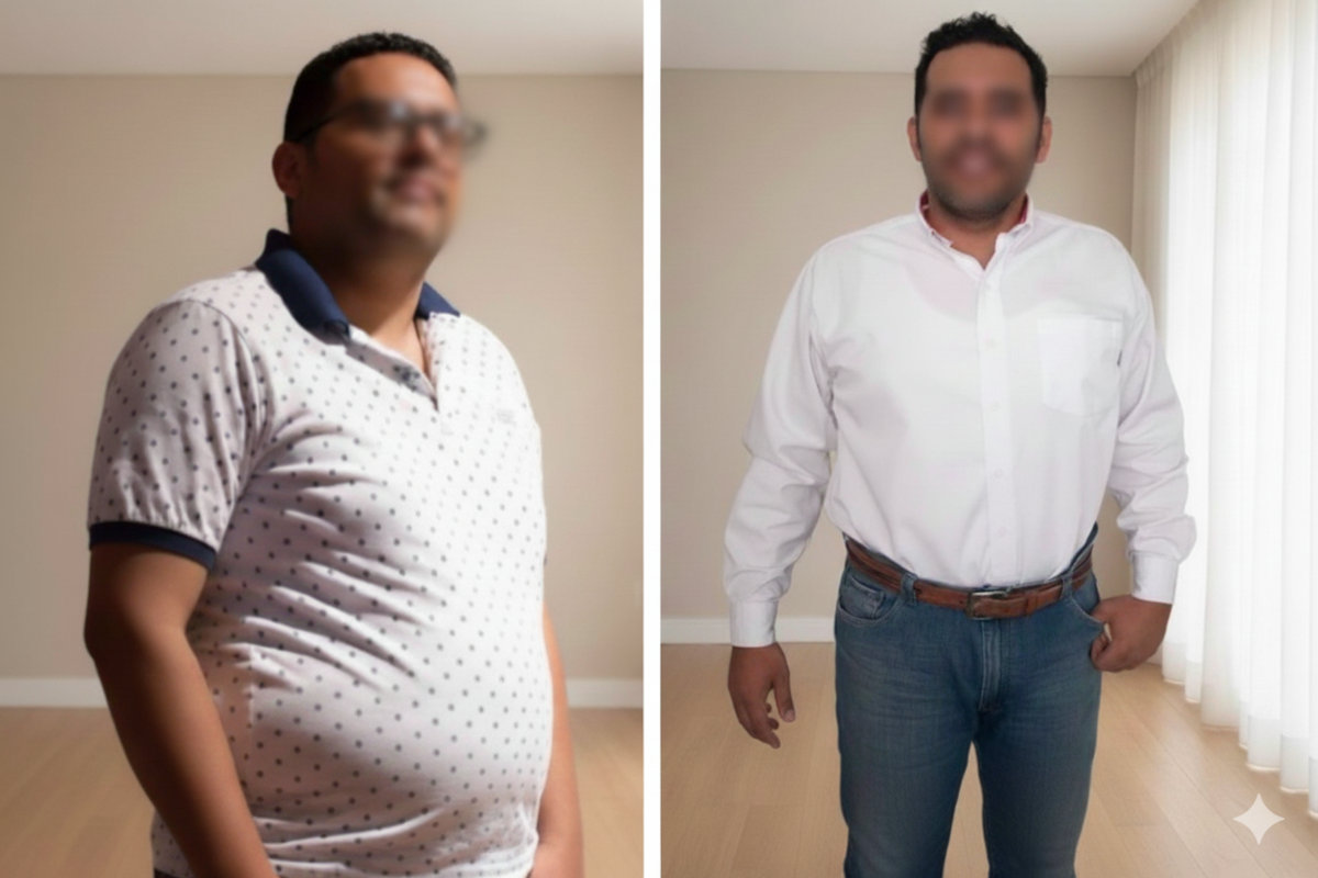 Transformación real con DIVI-HER - Antes y después de usuario en 4 meses